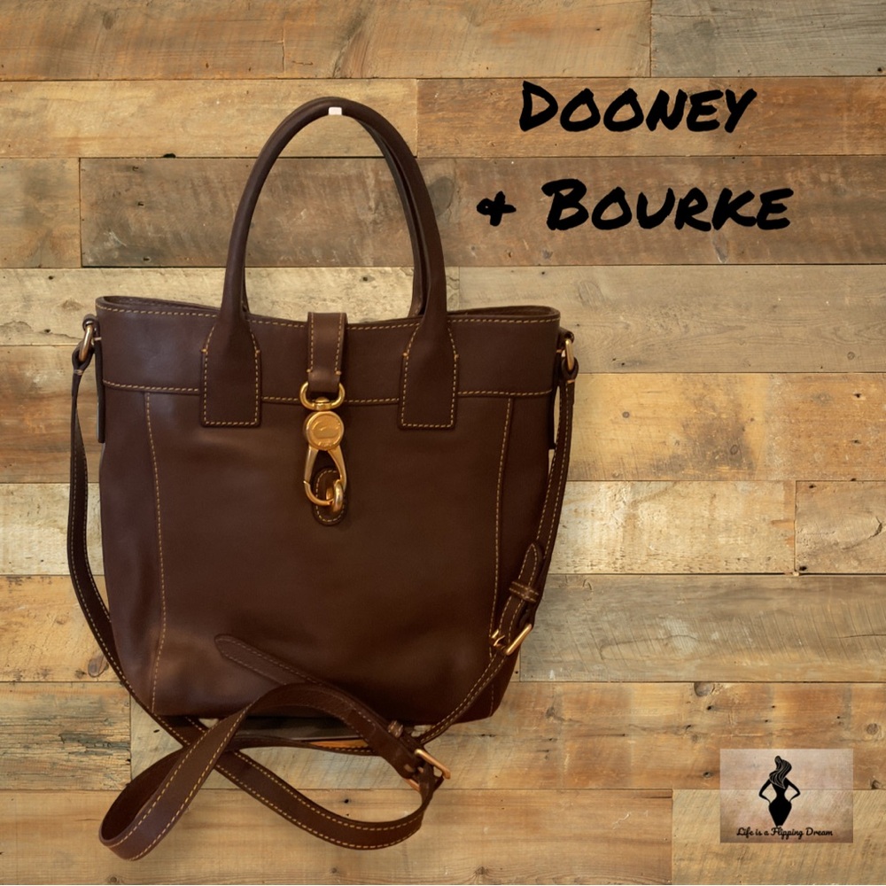 Dooney & Bourke Brown Leather Florentine Bag #1735